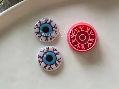 Cortador para modelado: Halloween Evil Eye Polymer Clay Cutter — referencia de MakerWorld