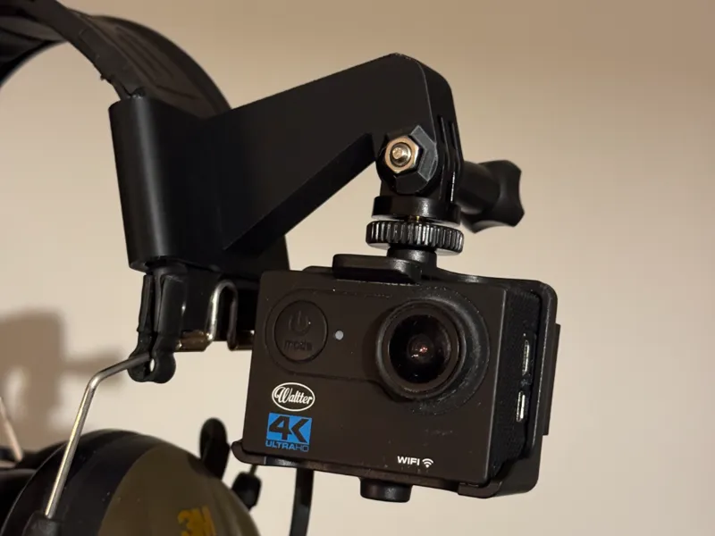 Headset Action Camera Side Mount Clip