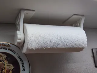 Under-cabinet kitchen paper holder