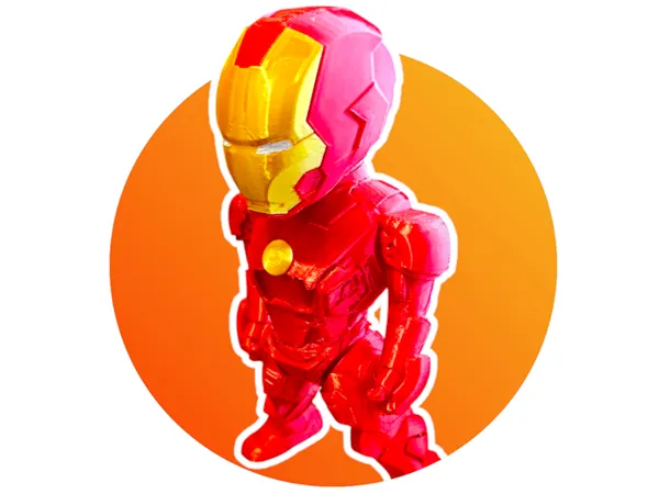 Фигурка Iron Man Mini в ярки цветове