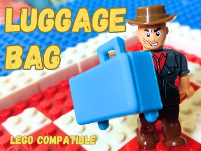 LUGGAGE BAG | Minifigure Brick