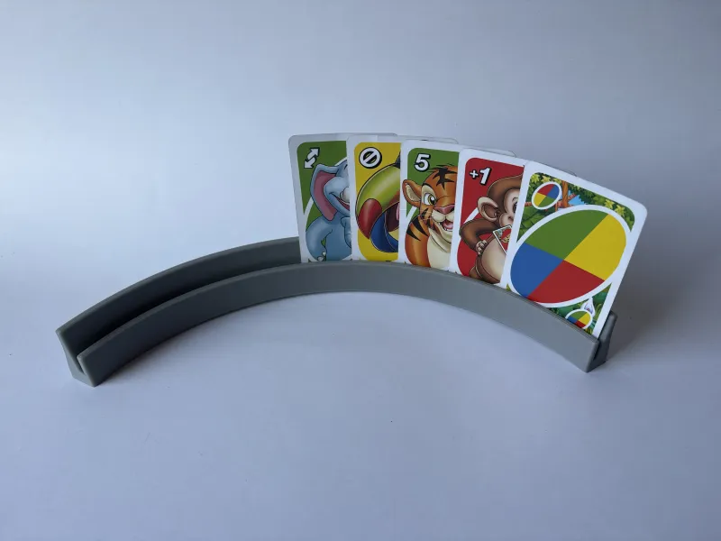 Soporte: Einstöckiger Kinder Kartenhalter für Kartenspiele. Referencia del modelo original.