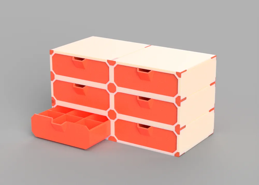 stackable storage box - desk organizer - Free 3D Print Model - MakerWorld