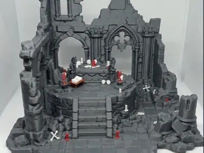 Sacrificial altar in a ruin (for Tabletop RPGS)