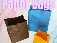 Sac en papier décoratif multi-usage — photo 1