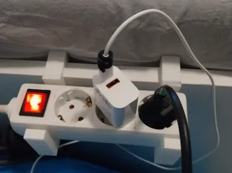 Charger hanger bed