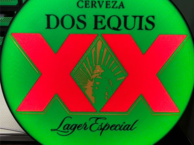 Dos Equis Beer Lightbox