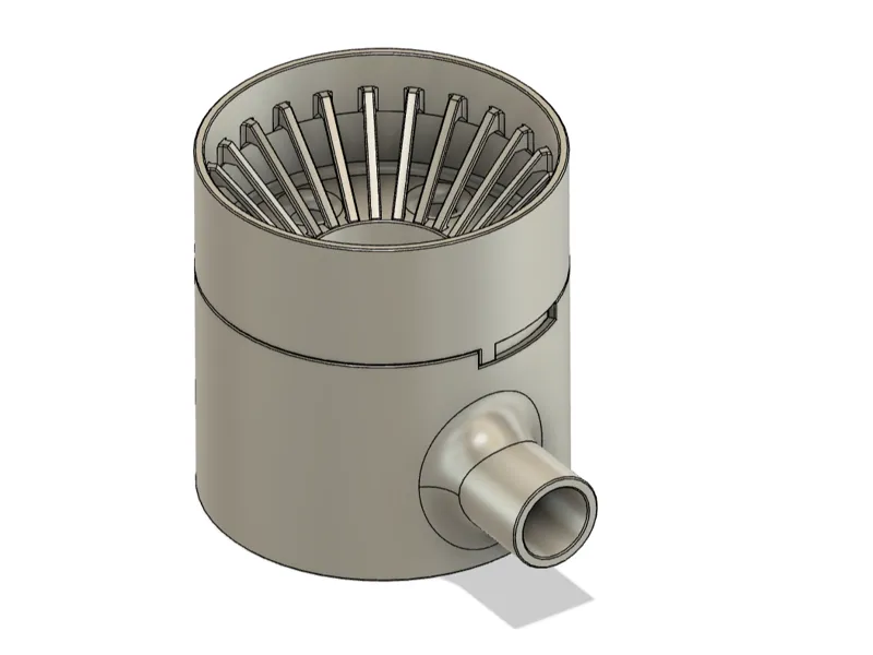 Rain water collector 76mm tube