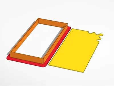 Flat Square Cable grommet with washer