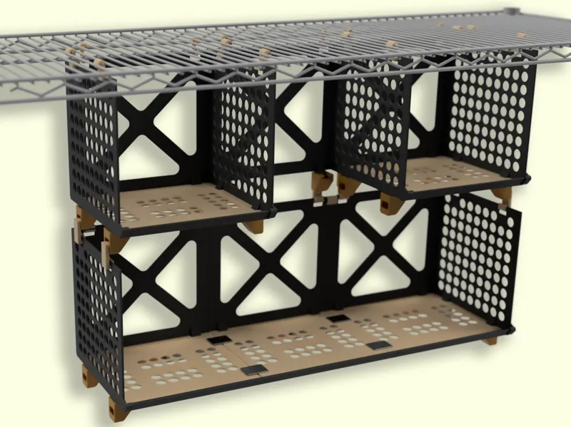 Large Modular Hanging Storage Bins 
