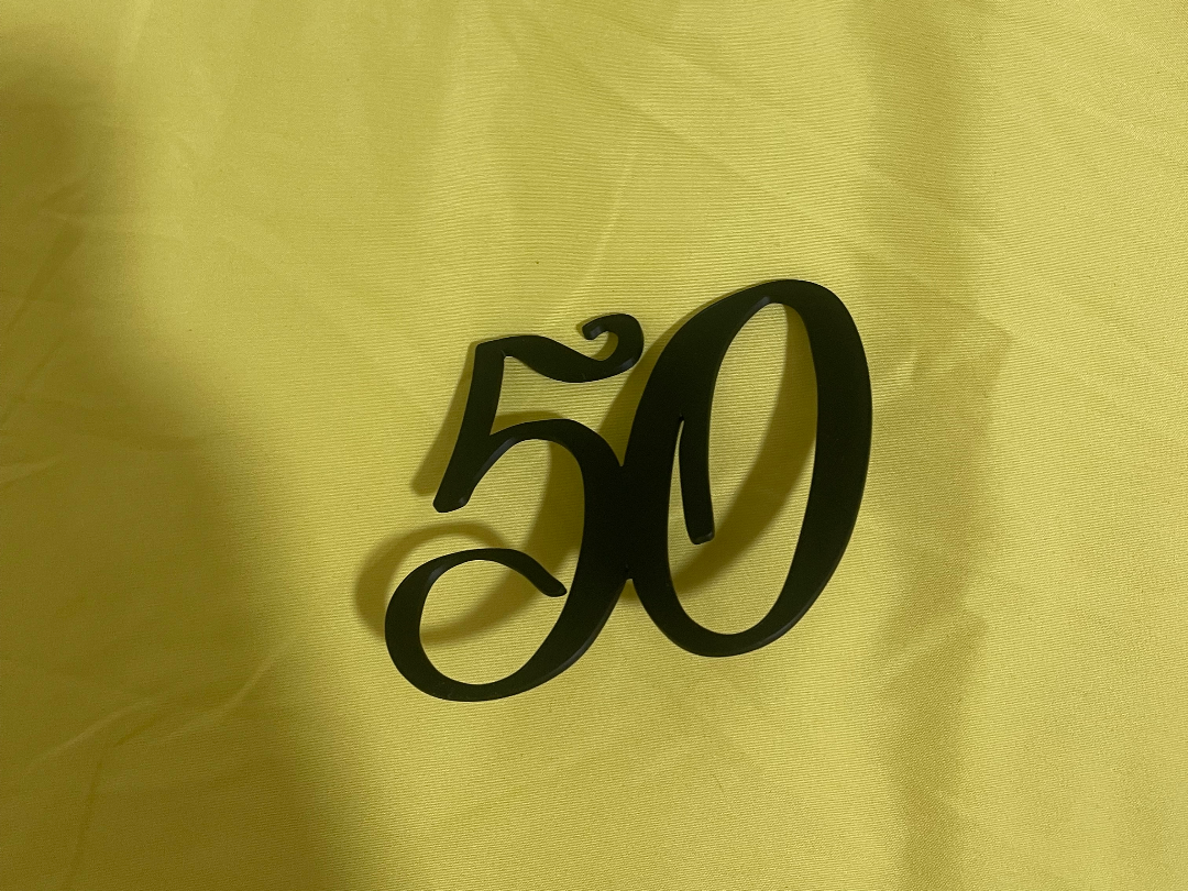 cake topper frontale 50th 
