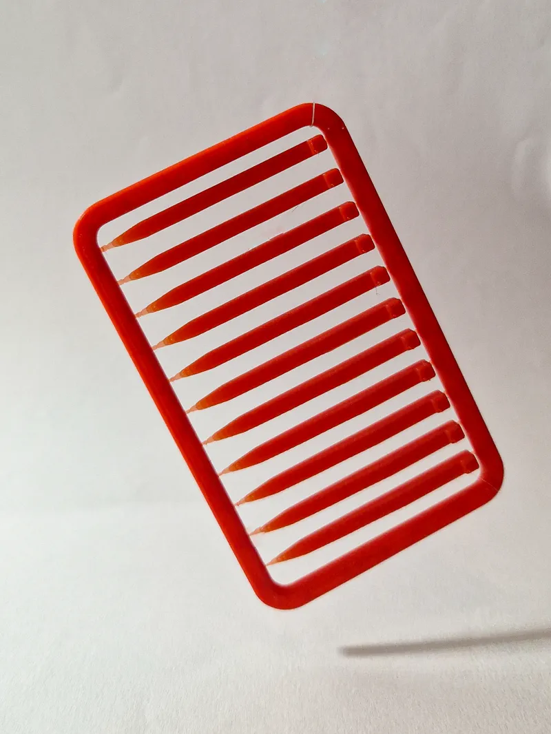 emergency toothpick card - Victorinox stile