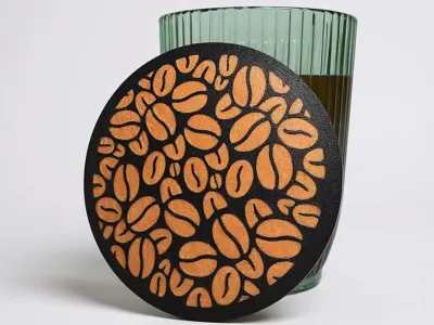 Coffee Bean Coaster