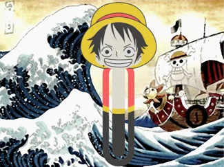 One Piece Monkey D. Luffy Bookmark V2