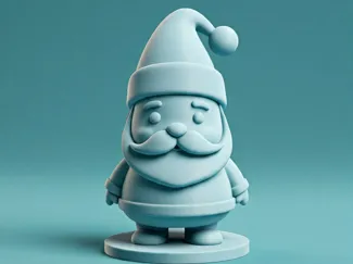 Cute Santa Christmas On Stand