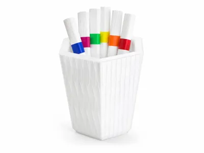 Hexagonal pen holder