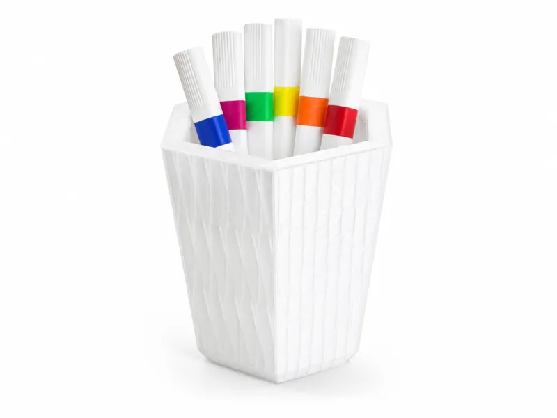 Hexagonal pen holder