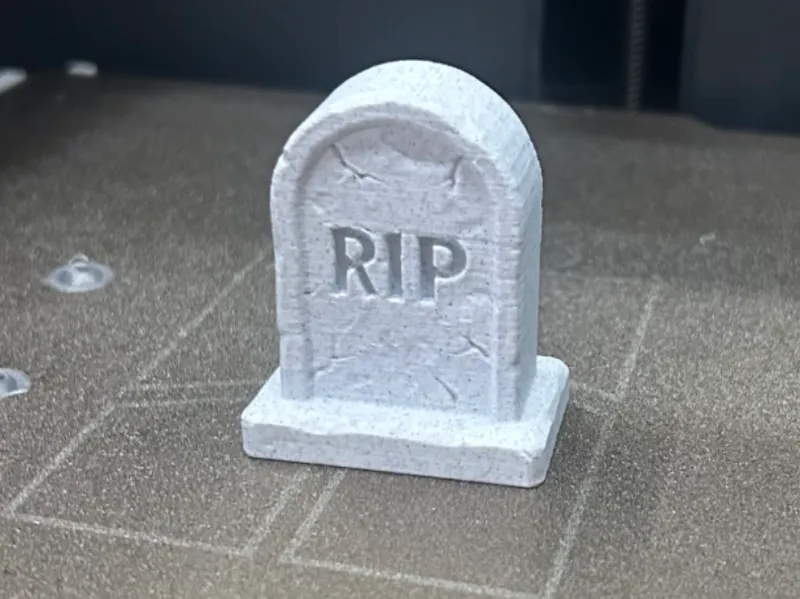Halloween Cartoon Tombstone R.I.P.