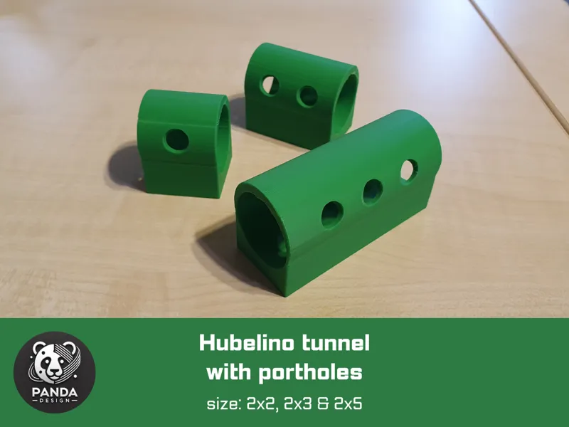 Hubelino - Tunnel mit Bullaugen - 2x2, 2x3, 2x5