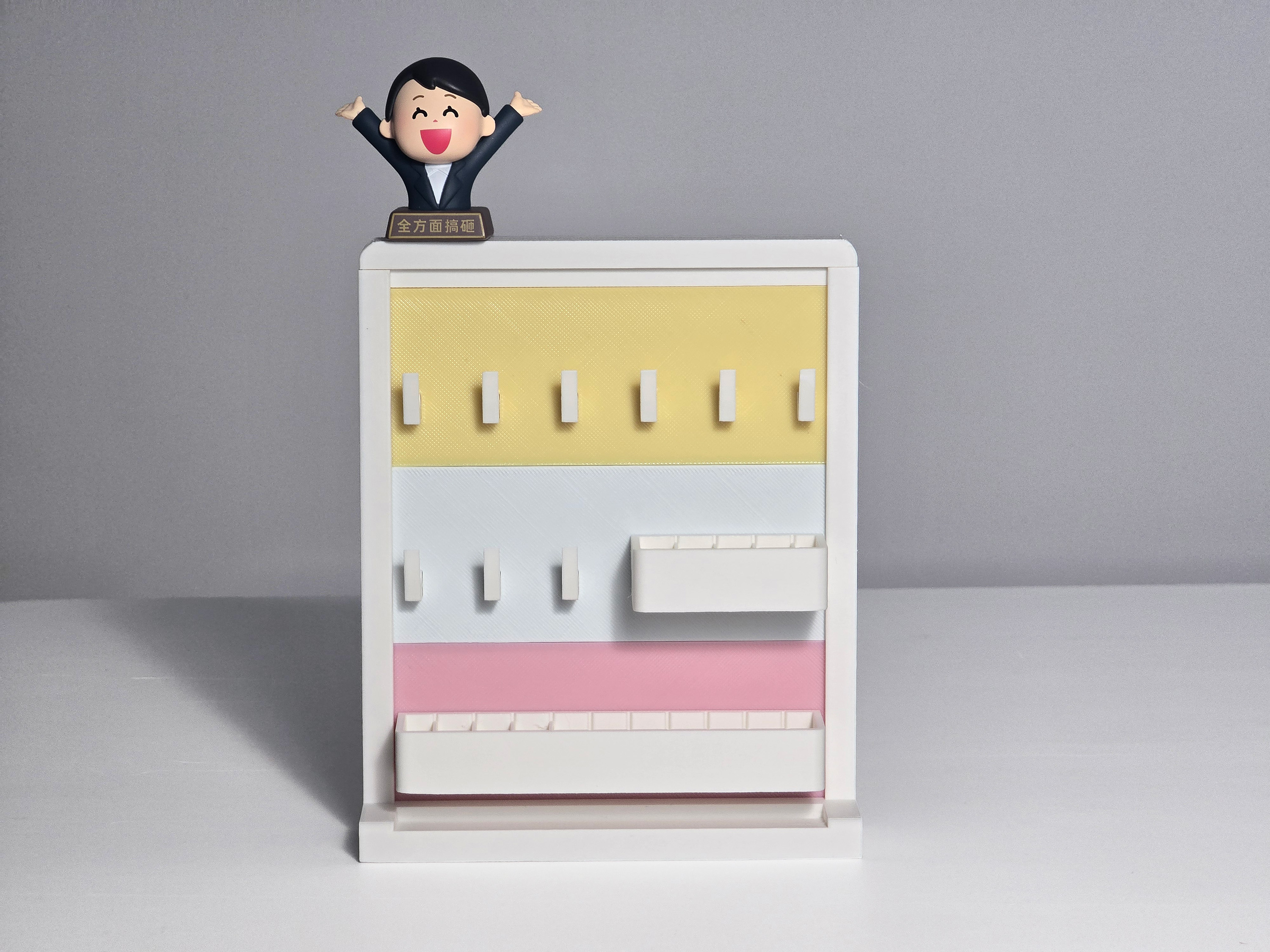 Miniatura 1 do modelo 3D 【家用缝纫机“组合式收纳架”】（压脚、线轴、机针）