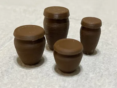 Miniature Kimchi Jars