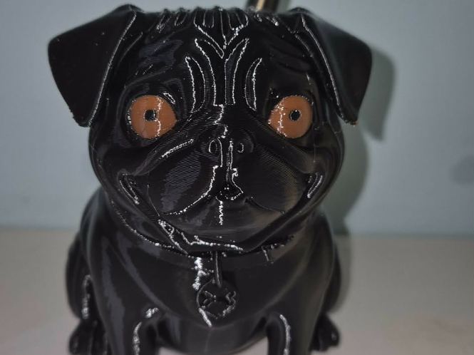 Paws and Pens Pug - pencil pot holder