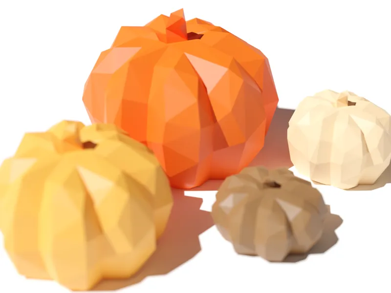 Low Poly Pumpkin