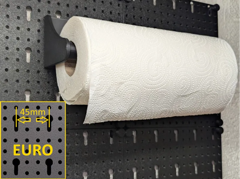 Euro-Lochwand Papierrollenhalter 