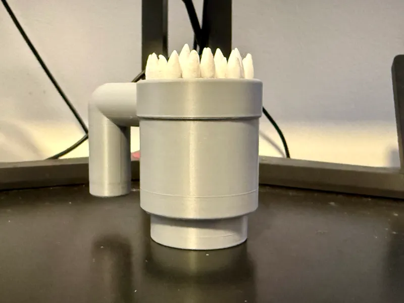 Brick Mug Qtip container