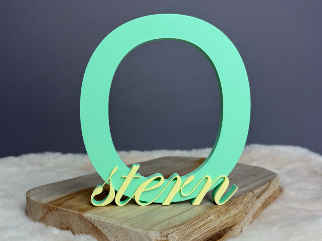 Schriftzug „Ostern“ – moderne Frühlingsdeko