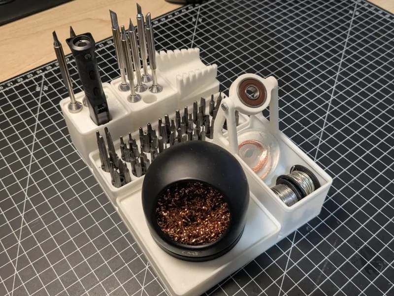 Soldering station/ work station for Gridfinity