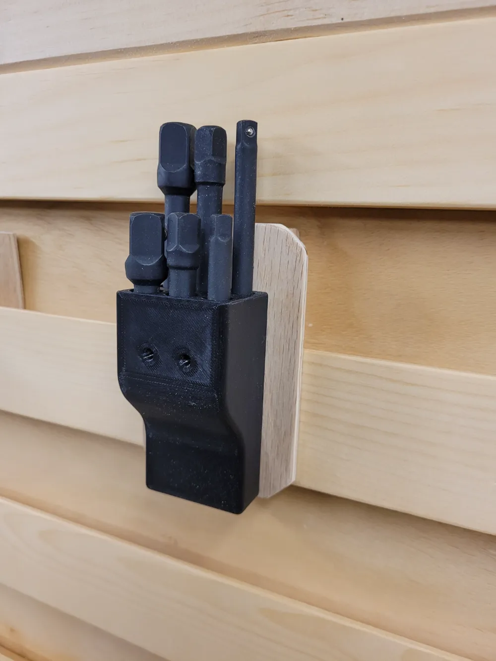 Husky 1/4 in. Drive Impact Driver Socket Adapter Set holder by