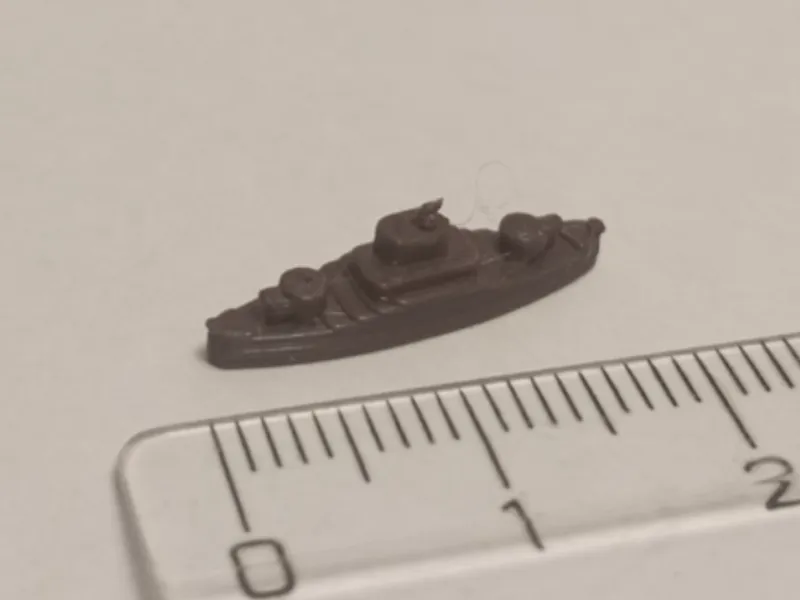 Miniature Battleship (under 20 mm)