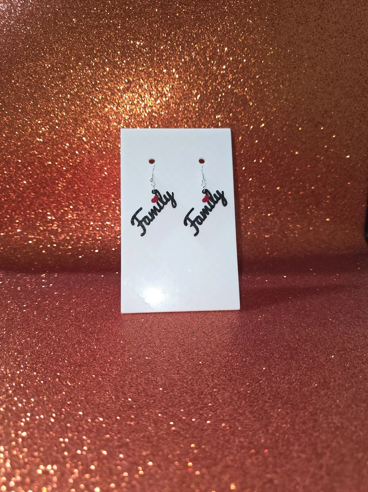 Family earrings view 2