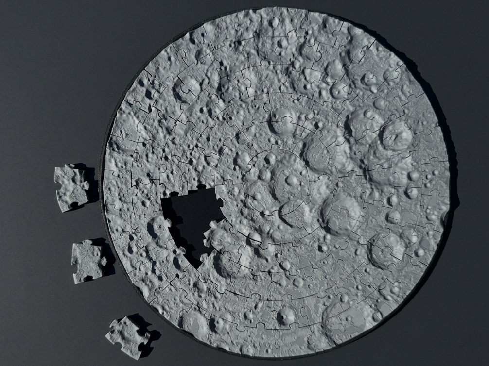 Moon Surface Jigsaw Puzzle | 91 pieces