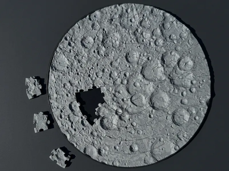 Moon Surface Jigsaw Puzzle | 91 pieces