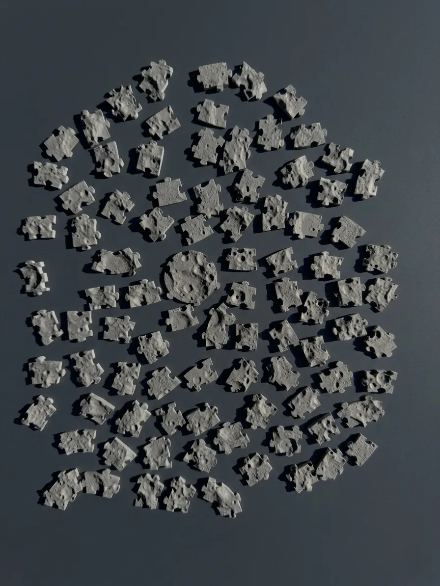 Moon Surface Jigsaw Puzzle | 91 pieces view 4