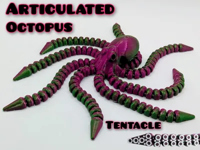 Articulated Octopus-Print in Place