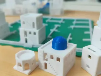 San Torini - Board game, easy and beautiful print