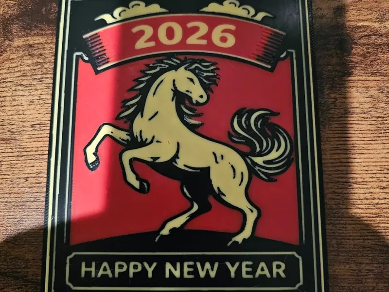 Chinese New Year 2026 : Horse Card