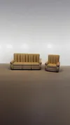 Sofa and armchair