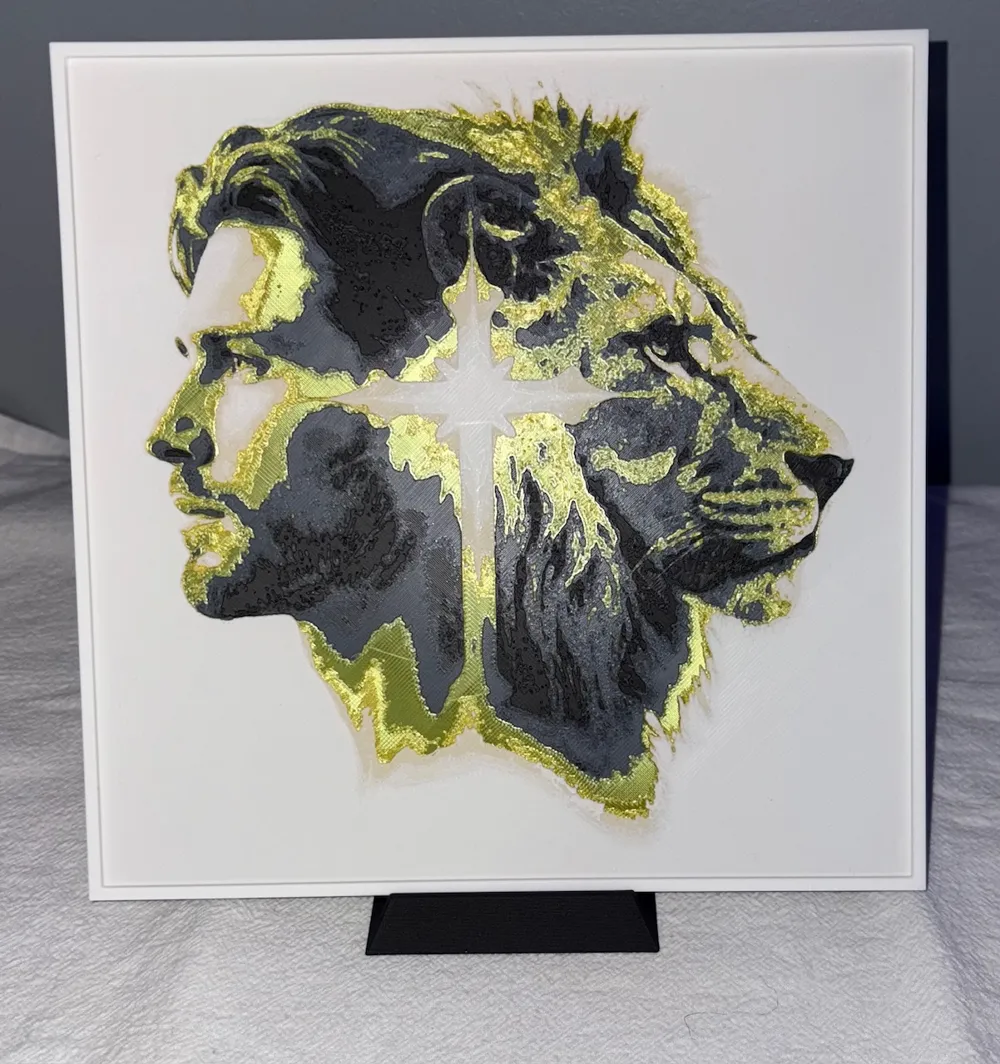 Basic Hueforge Stand - Free 3D Print Model - MakerWorld