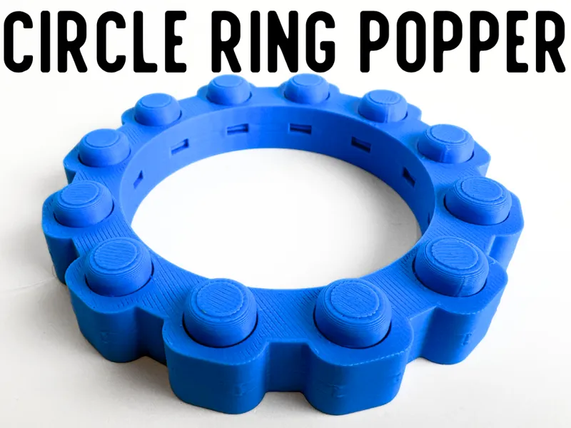 Circle Ring Popper (print in place)