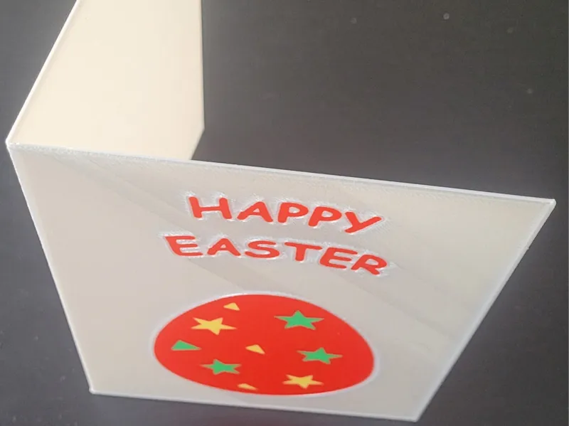 Greeting card happy easter