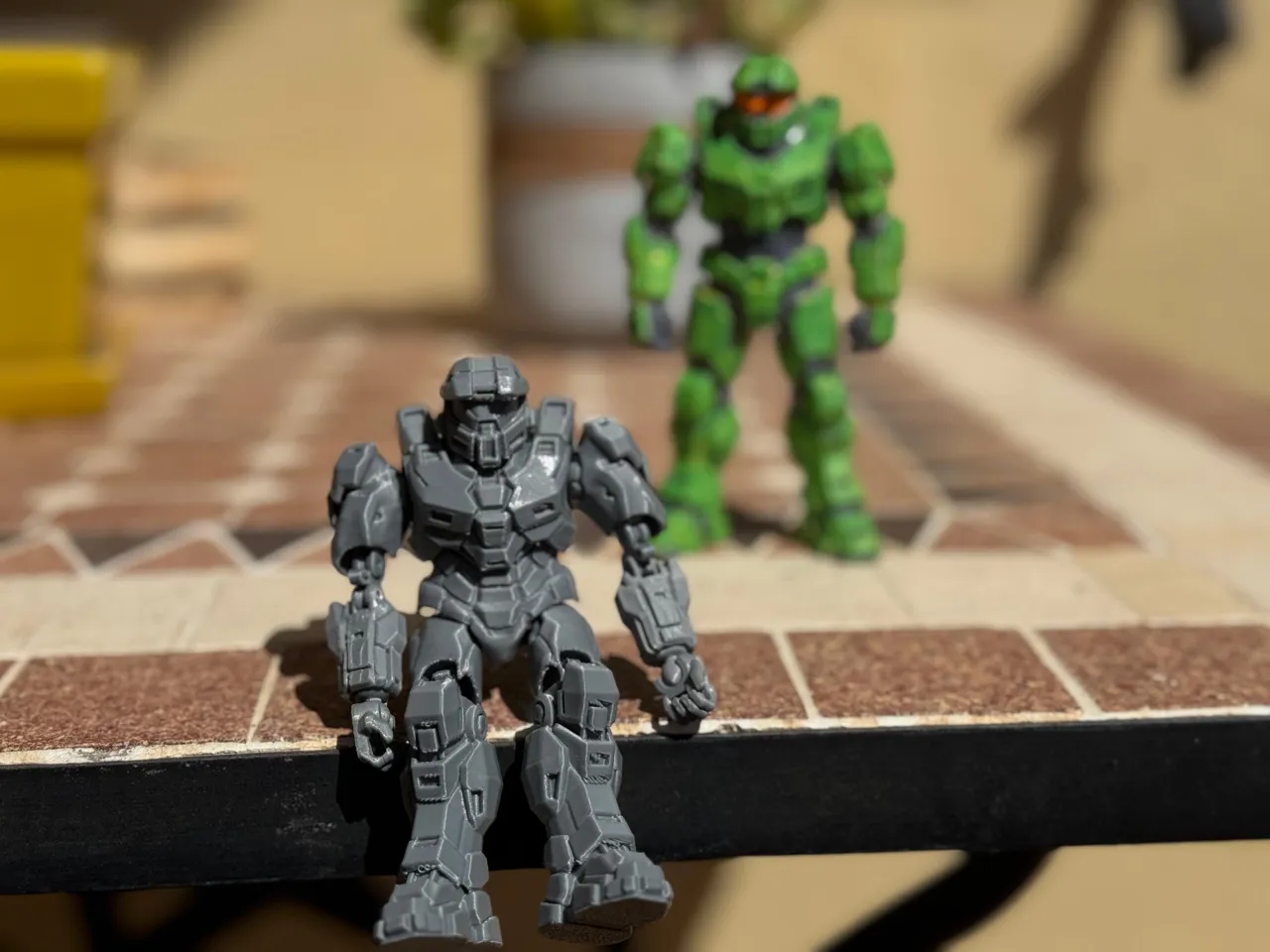 Articulated Master Chief Mecha | Action Figure view 4