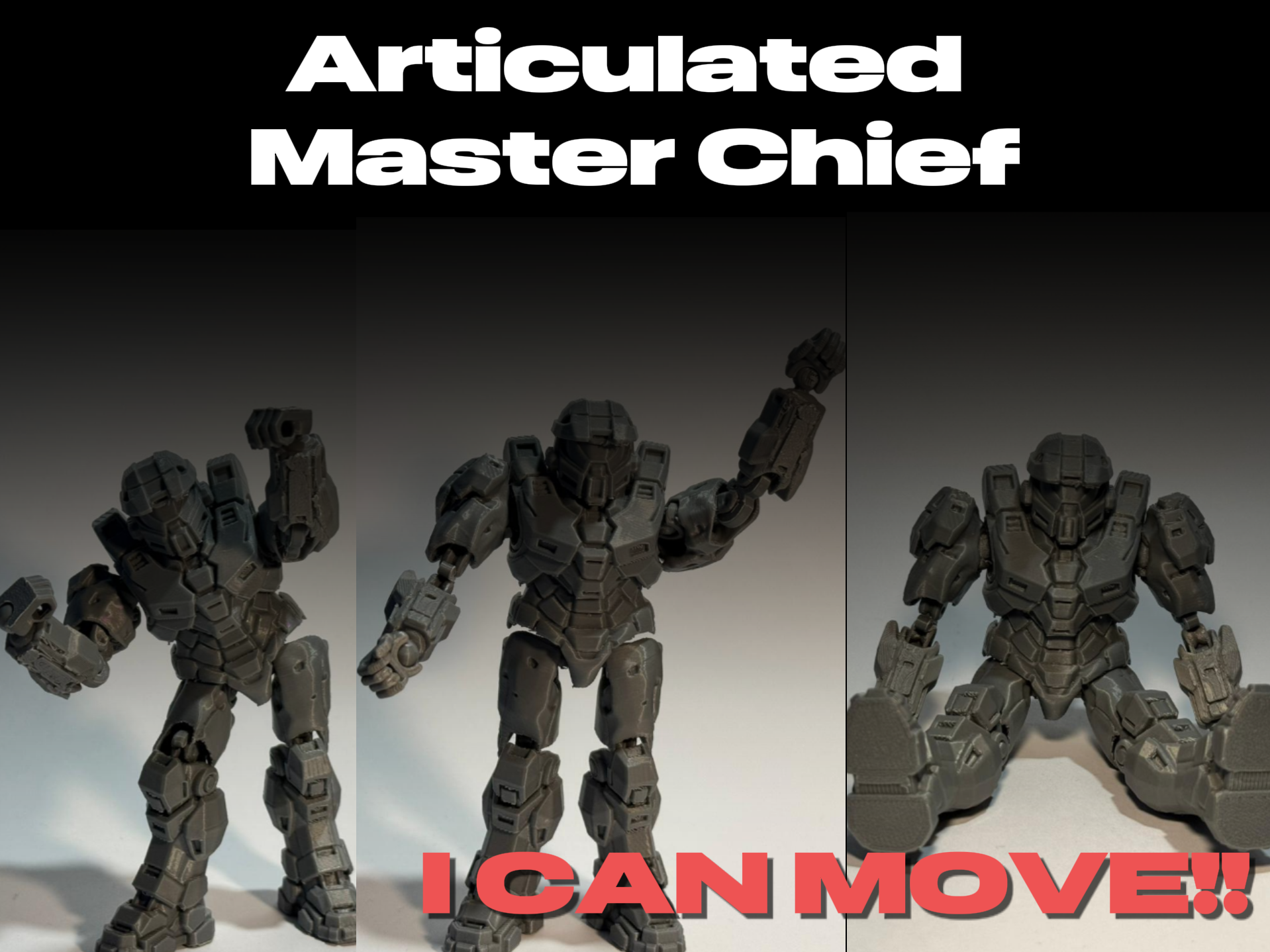 Articulated Master Chief Mecha | Action Figure