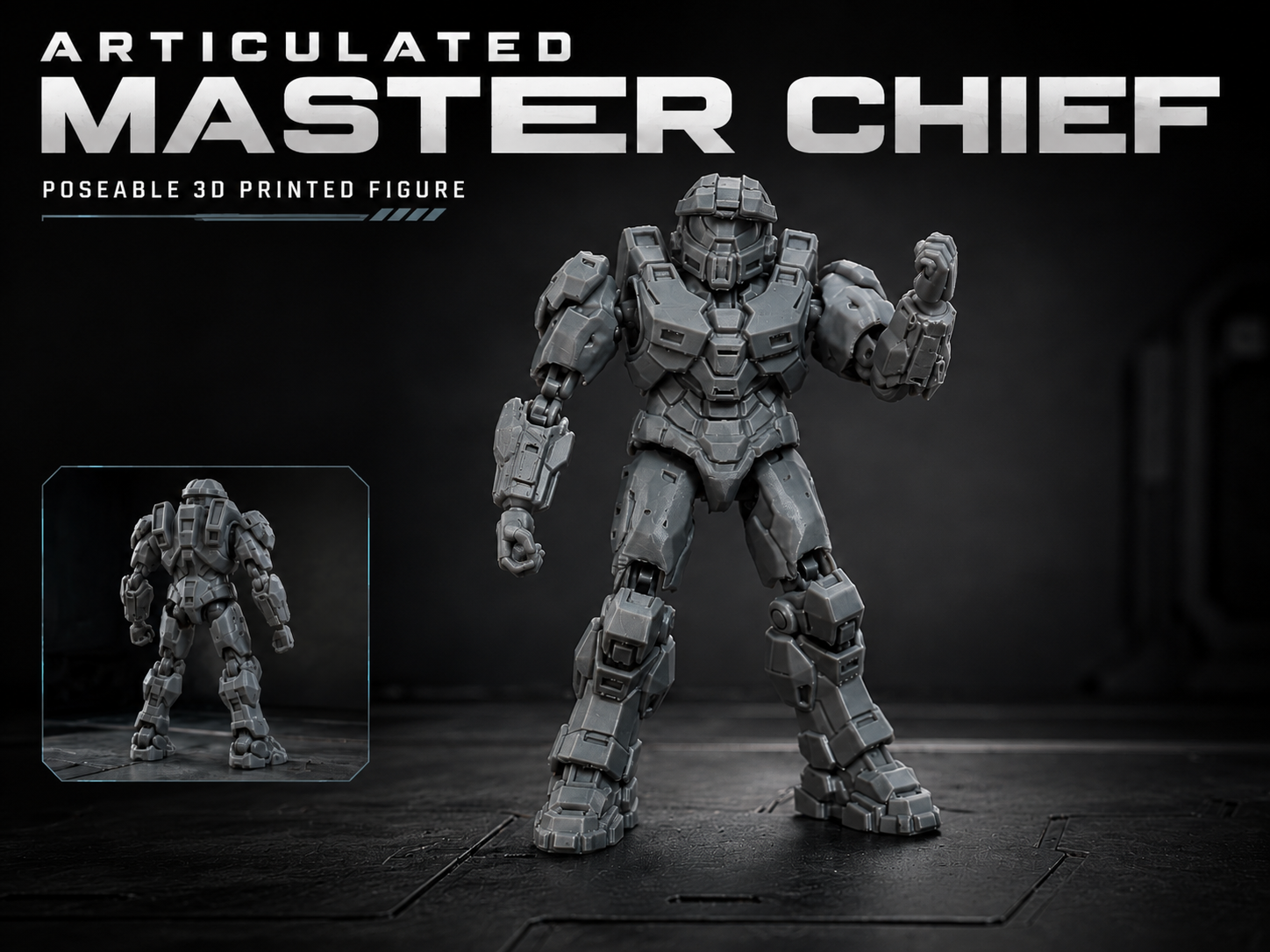 Articulated Master Chief Mecha | Action Figure