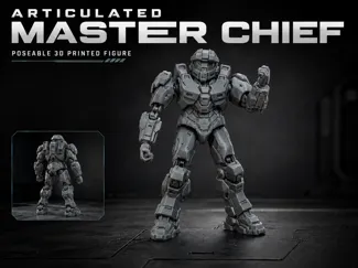 Articulated Master Chief Mecha | Action Figure