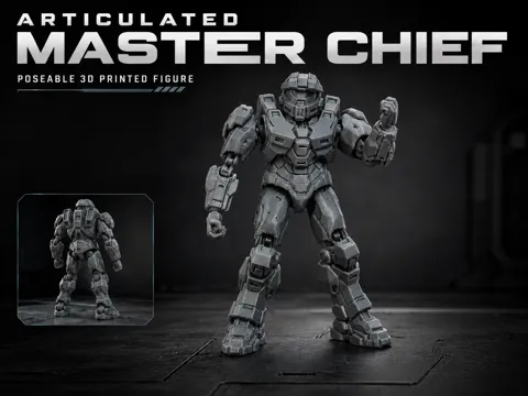 Articulated Master Chief Mecha | Action Figure