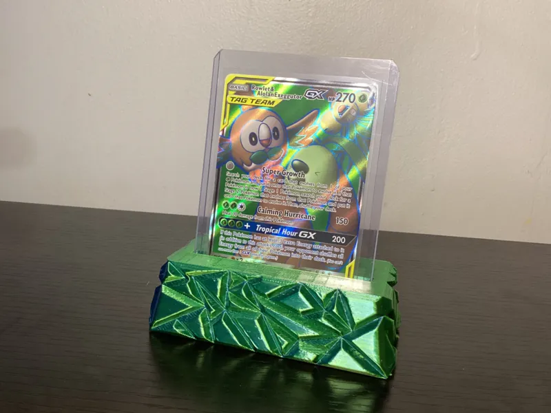 Polygon Crystal Pokemon / Sports Card Holder